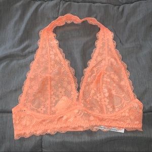 Free People Galloon Lace Halter Bralette